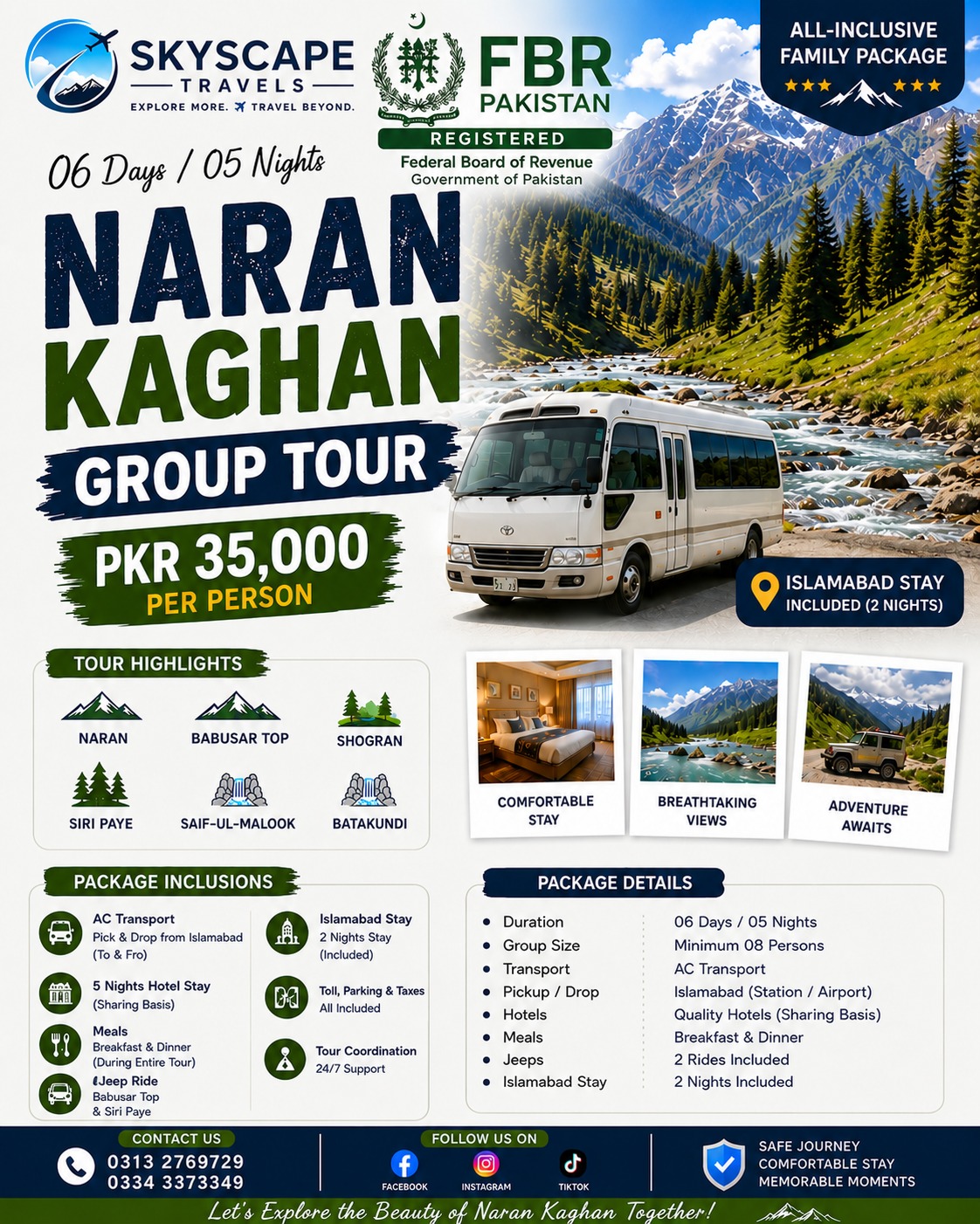 Naran Kaghan Group Tour